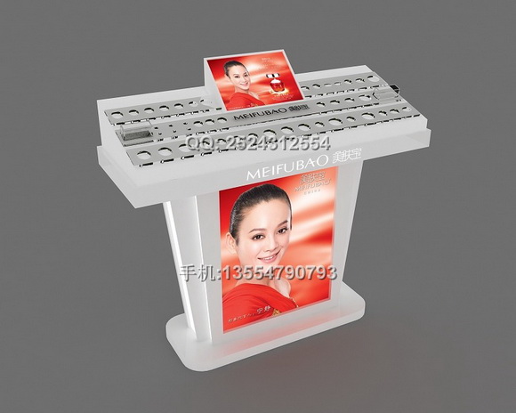 指甲油化妆品展柜订做